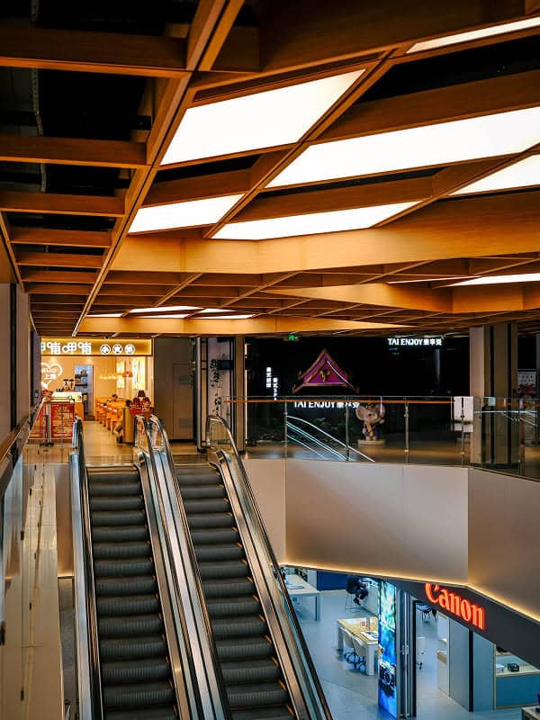 shopping mall interior image